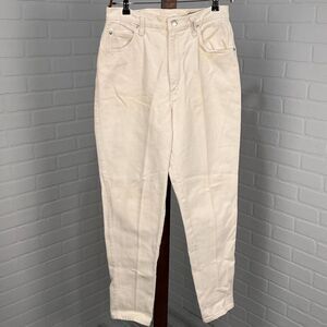 Sasson Jeans Women 11/12 29Wx31L Beige Baggy Relaxed 80's Mom Taper Cotton VTG